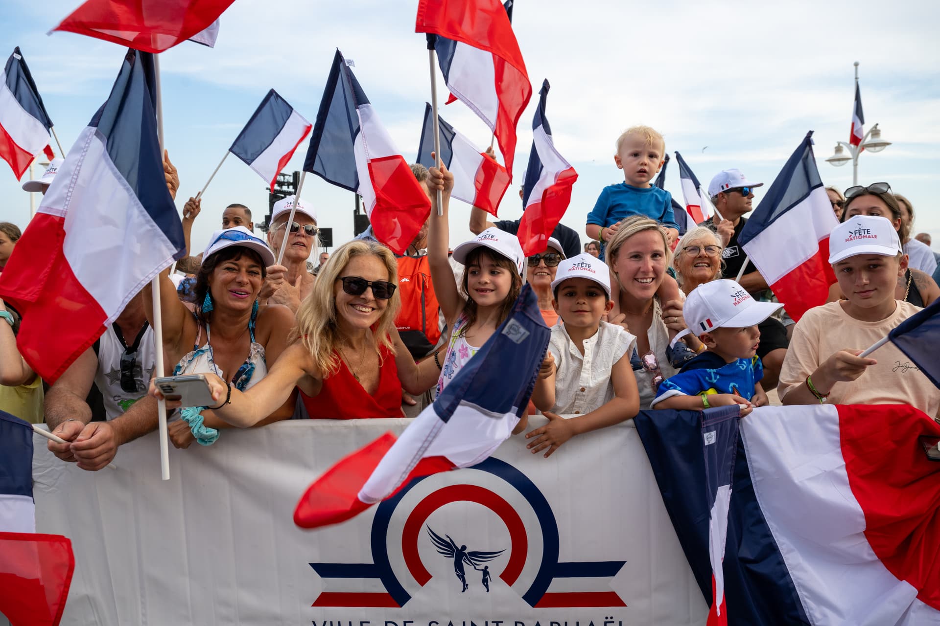 Familles françaises lors du 14 juillet — © Franck Cluzel